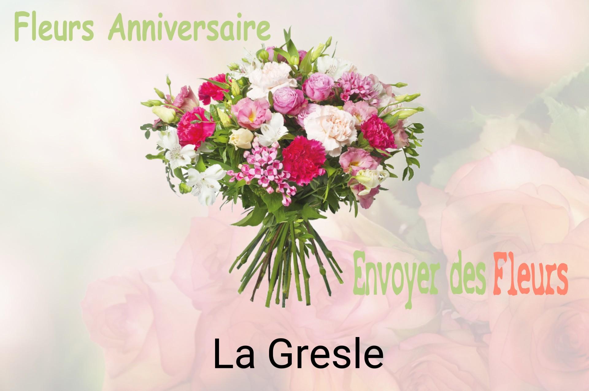 Bouquet de fleurs d’anniversaire livré à La Gresle